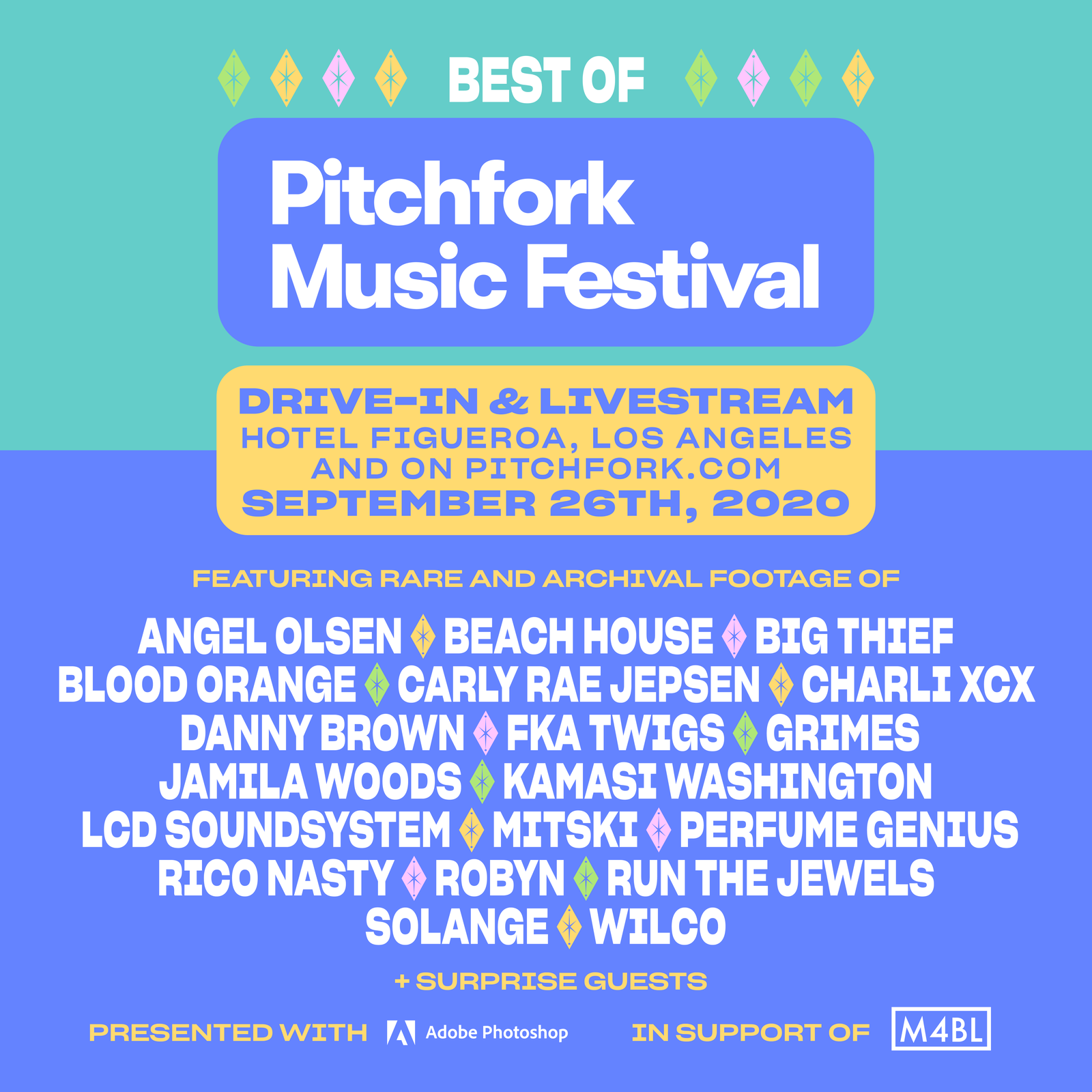 Le Pitchfork Music Festival annonce une diffusion sur le Web qui