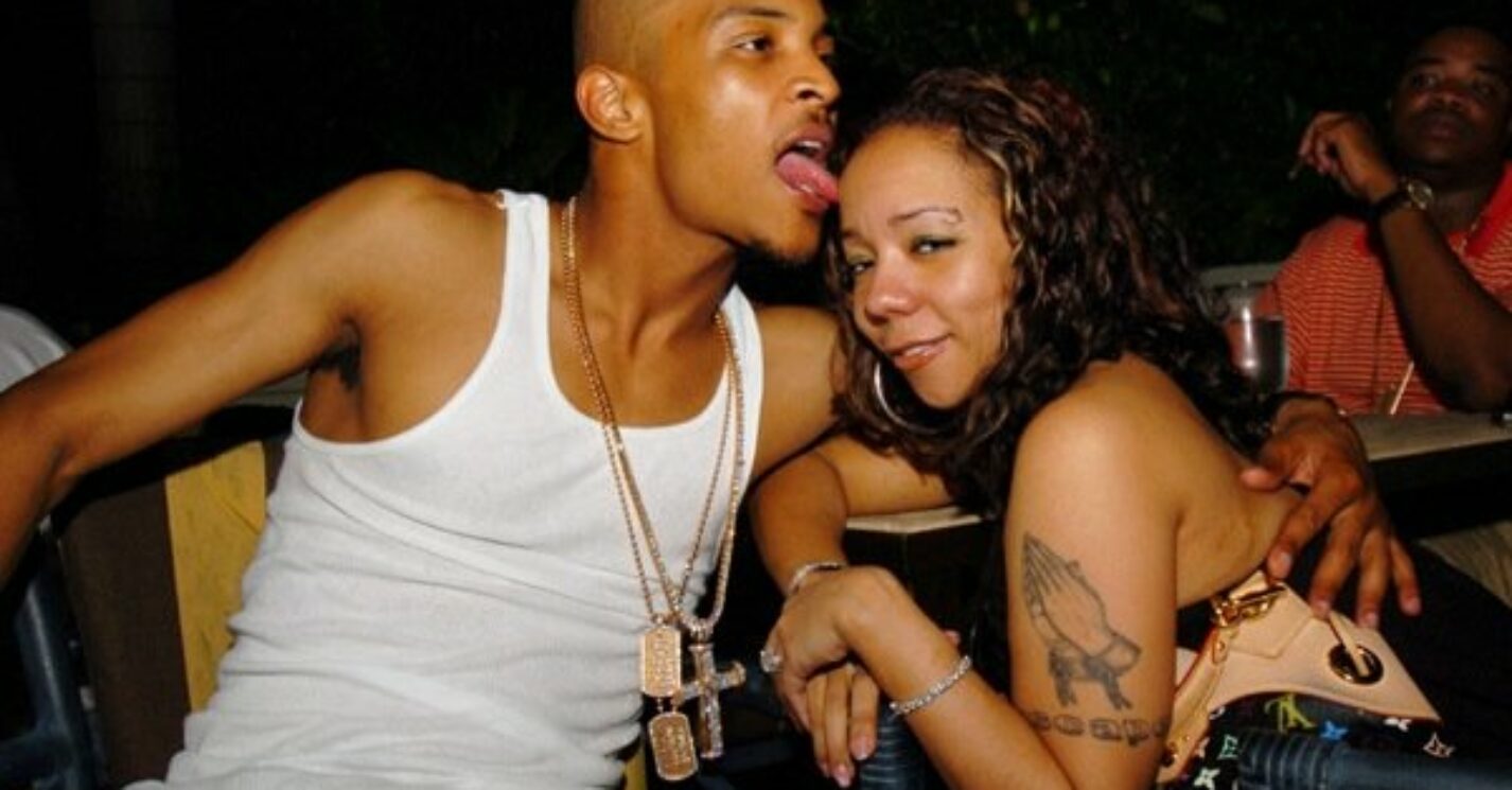 T.I. and wife (2007) Repping Beantown