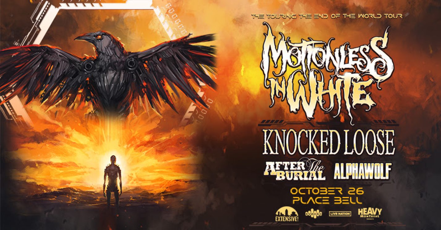 Motionless in White The End of the World Tour avec Knocked Loose
