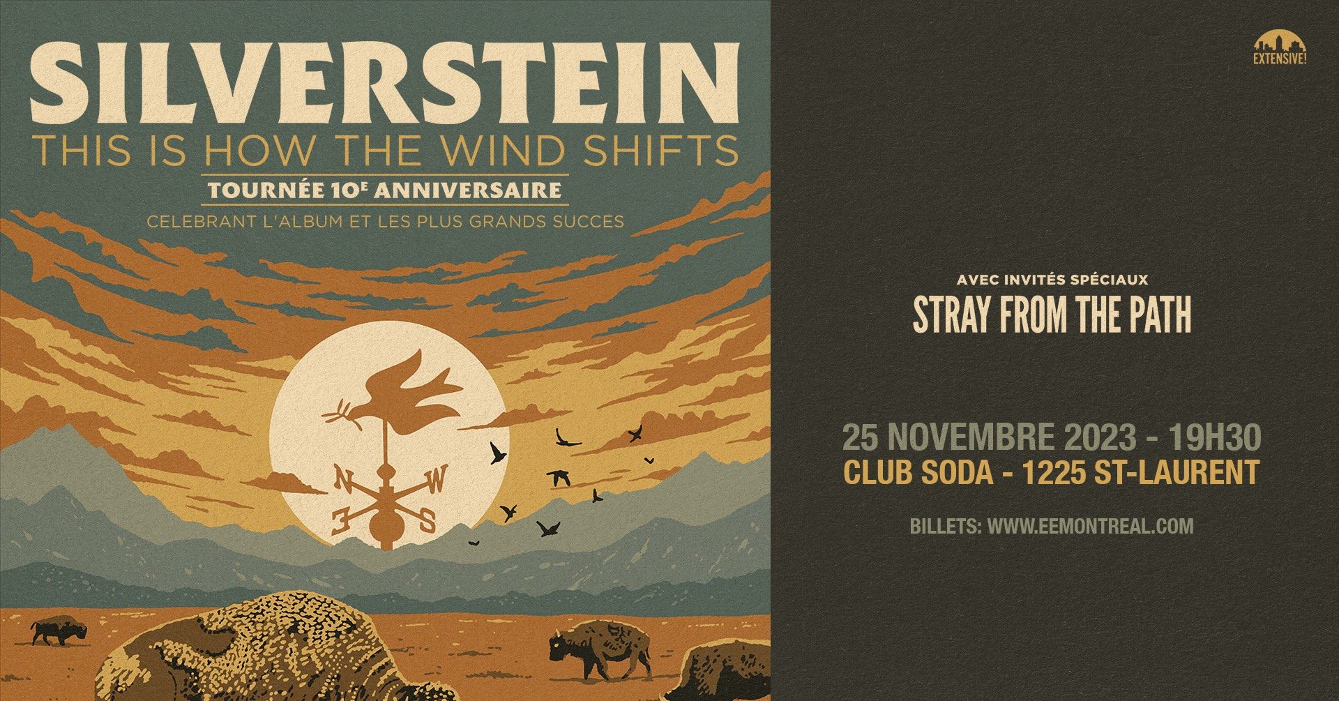 Silverstein The Wind Shifts Tour Le Canal Auditif