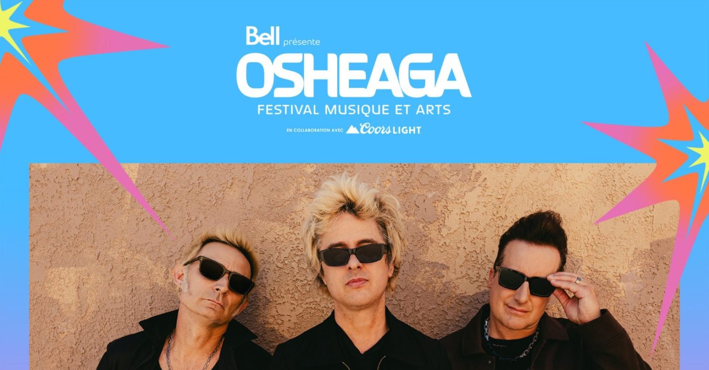 Osheaga 2024 annonce une première tête d'affiche Green Day Le Canal