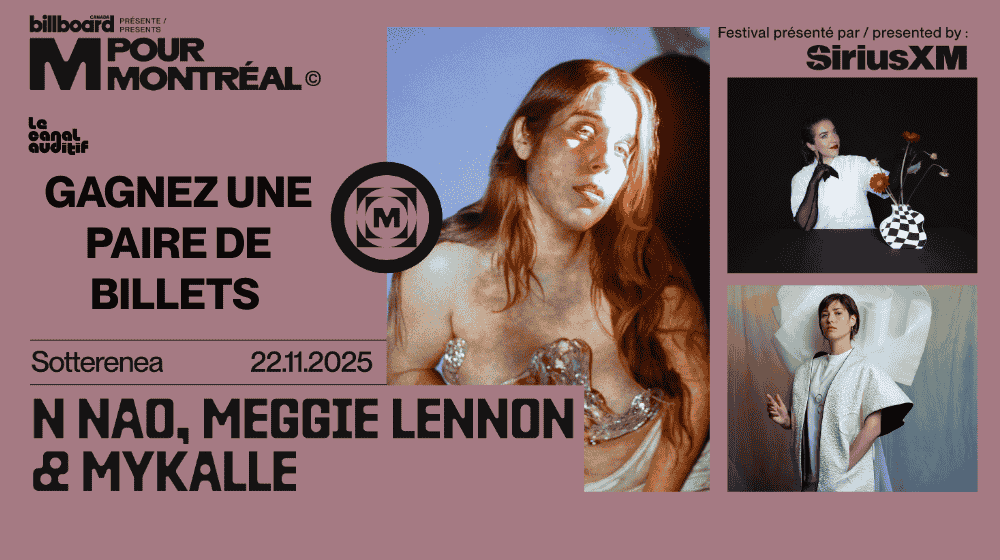 À gagner : une paire de billets pour N Nao et Meggie Lennon et Mykalle ...