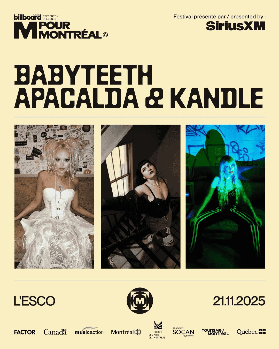 m pour montreal babyteeth