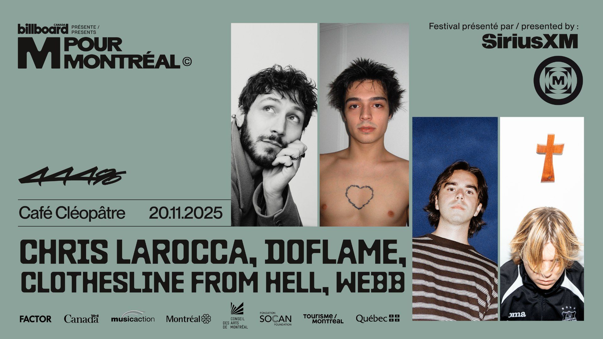 m pour montreal chris la roccas