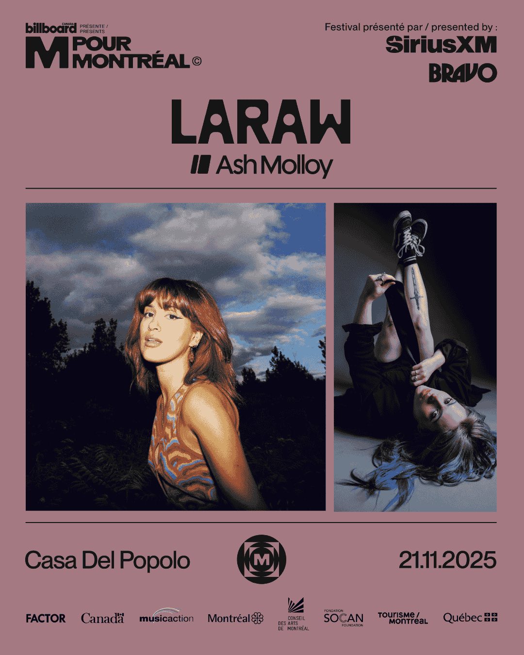 m pour montreal laraw